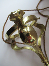 Load image into Gallery viewer, Antique ART NOUVEAU Brass Table Lamp

