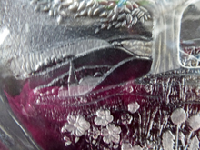 Load image into Gallery viewer, Kosta Boda Style Clear Glass Plate with Trees
