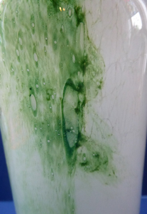  Scandinavian LARGE 1970s Studio Glass Vase. PLUS NORWAY; Designed by Benny Motzfeldt 