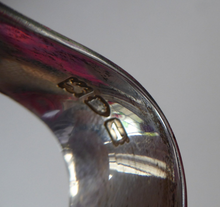 Load image into Gallery viewer, SOLID STERLING SILVER. Fabulous Edwardian Asparagus Tongs or Pastry Servers; with London Hallmark for 1906
