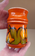 Load image into Gallery viewer, 1970s Orange Poole Delphis Vase
