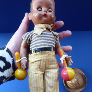 Caribbean Boy With Maracas Doll