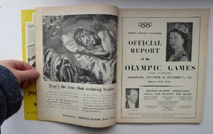 Official Report of the Olympic Games. XVIth Olympiad MELBOURNE 1956. Rare Publication. Soft Cover