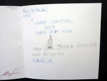 Load image into Gallery viewer, Scottish Art: Collector&#39;s Item ROBIN PHILIPSON Vintage Lithograph Christmas Card, 1994
