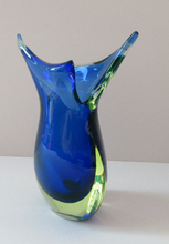 Load image into Gallery viewer, Vintage Murano Sommerso Glass Vase
