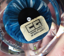 Load image into Gallery viewer, Peter Holmes Caithness Glass Paperweight First Quarter

