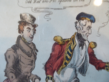 Load image into Gallery viewer, GEORGIAN PRINT. Satirical Print 1829 by William Heath. Entitled &quot;Take care of your pockets - a hint for the orthodox&quot;
