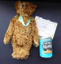 Load image into Gallery viewer, Vintage STEIFF Danbury Mint BEAR. Long Curly Auburn Mohair. Issue 669521

