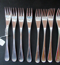 Load image into Gallery viewer, 1960s Robert Welch Alveston Silver Plate Forks
