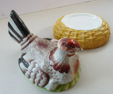 Load image into Gallery viewer, Antique Staffordshire Hen on Nest / Hen on Basket Lidded Dish
