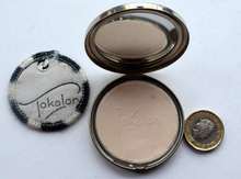 Load image into Gallery viewer, Very Rare ART DECO TOKALON Miniature Powder Compact with Original Contents. Good Condition
