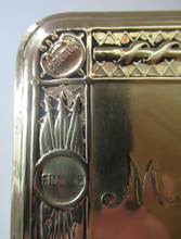Load image into Gallery viewer, Original WWI Brass Princess Mary Christmas Tin
