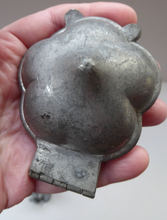 Load image into Gallery viewer, Antique Set of SIX Aluminium Chocolate Moulds. Very Substantial Items in the Form of Lotus Flowers
