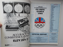 Load image into Gallery viewer, Official Report. British Association Olympic Games 1984. Winter Olympics Sarajevo and XXIII Olympiad Los Angeles. Rare Publication
