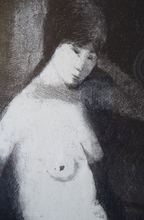 Load image into Gallery viewer, 1959 Limited Edition Pencil Signed Etching. Oriental Nude 
