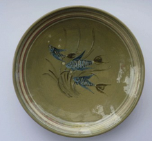 Load image into Gallery viewer, STUDIO POTTERY: Stunning Large Charger with Fish Design by Reginald A. Lewis (1899 - 1990)
