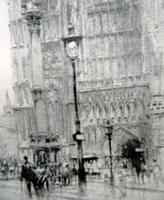 Load image into Gallery viewer, Walcot Westminster Abbey Parliament Square Etching Signed
