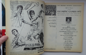 Official Report of the Olympic Games. XIth Winter Olympics Sapporo and XX Olympiad Munich 1972. Rare Publication. Soft Cover
