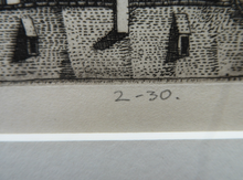 Load image into Gallery viewer, William Wilson Etching. Rothenburg ob der Tauber 1929
