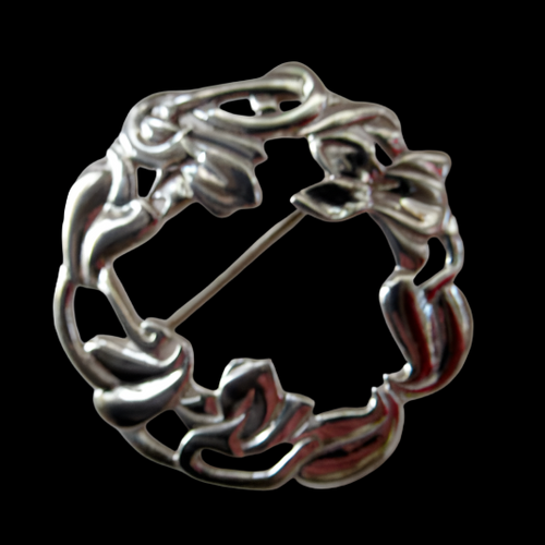 Vintage ORTAK Brooch by Malcolm Gray. Edinburgh Hallmark 1997