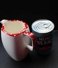 Load image into Gallery viewer, 1950s MIDWINTER Red Domino Large Milk Jug or Pitcher. Designed by Jessie Tait
