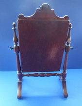 Load image into Gallery viewer, Fabulous GEORGIAN Mahogany Travelling Dressing Table / Desk Top Mirror with Tilt and Fold Flat Feet
