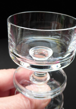 Load image into Gallery viewer, Stylish 1970s SHERINGHAM WEDGWOOD GLASS Clear Candlestick by Stennett-Wilson. 5 inches High
