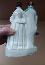 Load image into Gallery viewer, STAFFORDSHIRE FIGURINE. Miniature Model of the Prince and Princess of Wales
