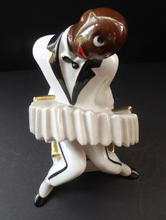 Load image into Gallery viewer, Very Rare ROBJ Collection ART DECO French Jazz Band Accordionist Figurine; c 1928
