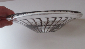 1950s Vicke Lindstrand Kosta Glass Bowl