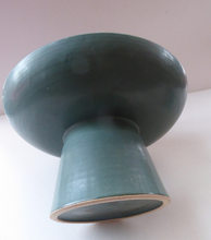 Load image into Gallery viewer, Brutalist Art Pottery Sculptural Flying Saucer Vase
