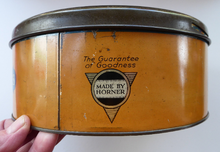 Load image into Gallery viewer, Horner&#39;s Toffee Tin College Boy Image on Lid
