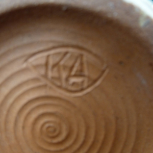 SCOTTISH STUDIO POTTERY Vase by KENNETH ANNAT for Bemersyde Pottery