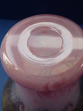 Load image into Gallery viewer, 1930s Monart Glass Vase with Gold Aventurine Flakes
