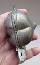 Load image into Gallery viewer, Antique Set of SIX Aluminium Chocolate Moulds. Very Substantial Items in the Form of Lotus Flowers
