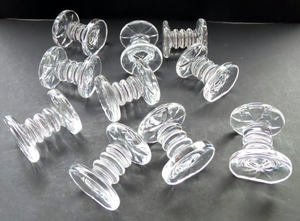 WATERFORD CRYSTAL Lismore Pattern. Single Vintage Dumb-Bell Shaped Knife or Spoon Rest