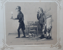 Load image into Gallery viewer, Antique Regency Lithograph 1830s Four Images of a Chess Match
