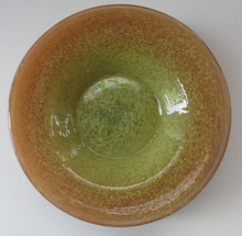 Load image into Gallery viewer, Vasart Glass Plates or Shallow Bowls. Signed. Yellow and Orange
