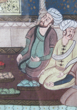 Load image into Gallery viewer, Original Vintage Indian Miniature Watercolour Painting on Silk
