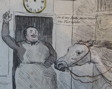 Load image into Gallery viewer, Georgian Satirical Print John Doyle. John Gilpin 1830s
