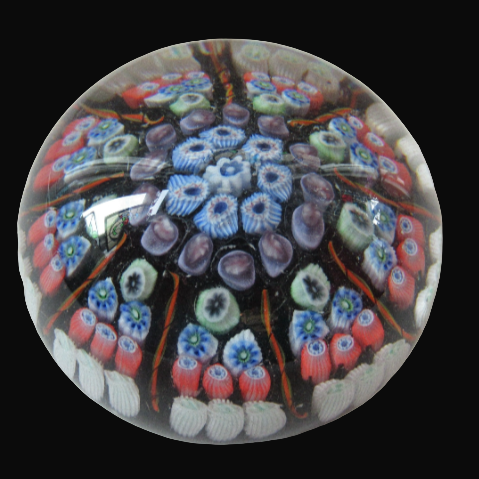 Scottish Paperweight 1950s VASART GLASS