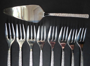 Vintage Viners Studio Pastry Forks by Gerald Benney