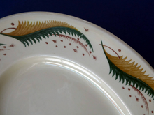 Load image into Gallery viewer, 1950s Vintage Susie Cooper Pottery BRACKEN PATTERN Oval Ashet / Serving Plate. KESTREL shape. 12 inches
