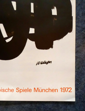 Load image into Gallery viewer, ORIGINAL Vintage Poster for the Olympic Games Held in Munich 1972 Artist: PIERRE SOULAGES
