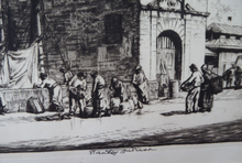 Load image into Gallery viewer, Stanley Anderson 1920s Drypoint Etching La Lieutenance Honfleur France
