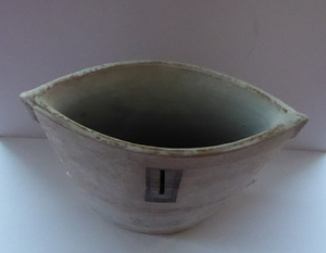 STUDIO POTTERY. Large Signed Stoneware Vase by Judith Gilmour (1937 - 2003). 15 inch in height