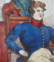 Load image into Gallery viewer, Georgian Satirical PRINT. Irish History Subject. Paddy Arthur&#39;s Night Charge 1829
