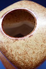 Load image into Gallery viewer, BERTONCELLO 1960s Italian Space Age Sculptural Chimney Vase with Holes. Large Example. Drunken Bricklayer Style
