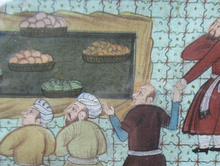 Load image into Gallery viewer, Original Vintage Indian Miniature Watercolour Painting on Silk
