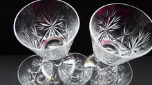 Load image into Gallery viewer, Handy Set of FIVE Vintage EDINBURGH CRYSTAL Liqueur or Sherry Glasses
